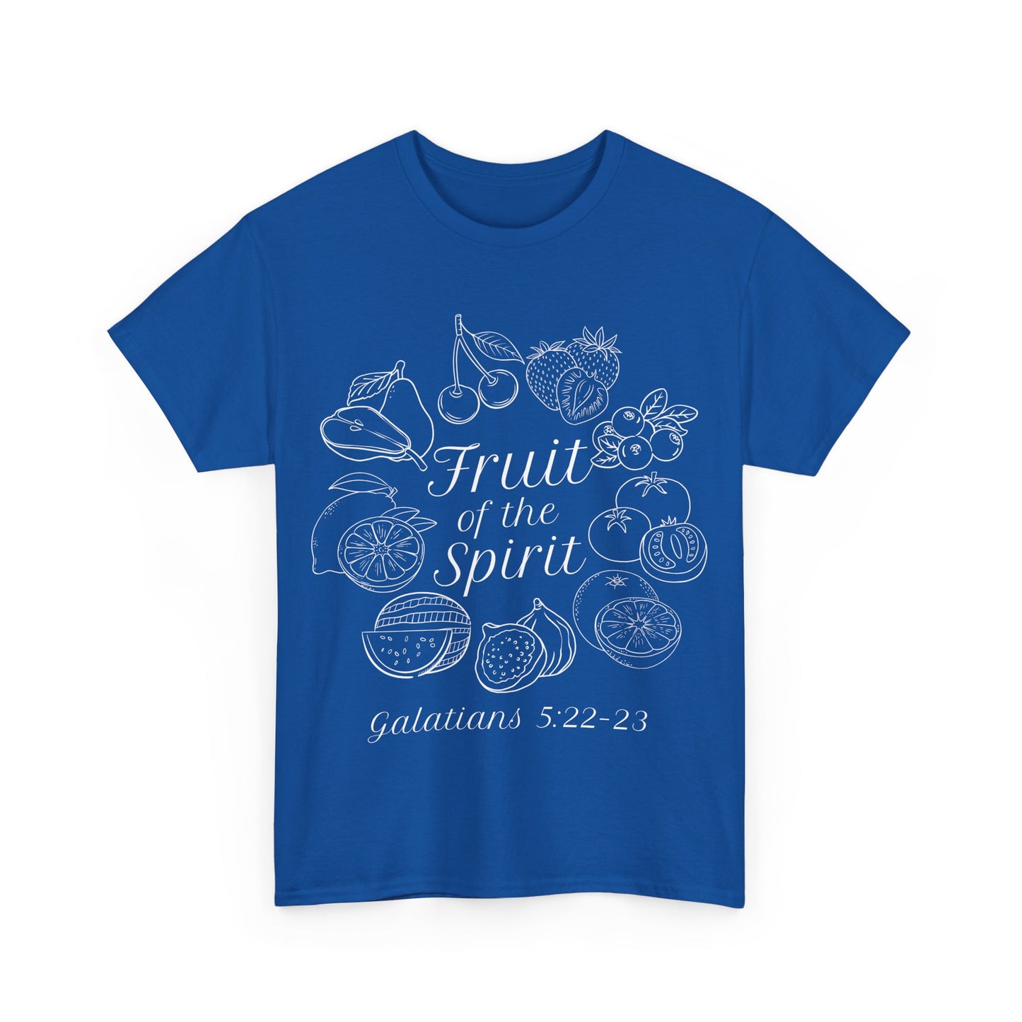 Fruit of the Spirit Cotton Tee | Bible Verse Christian T Shirt