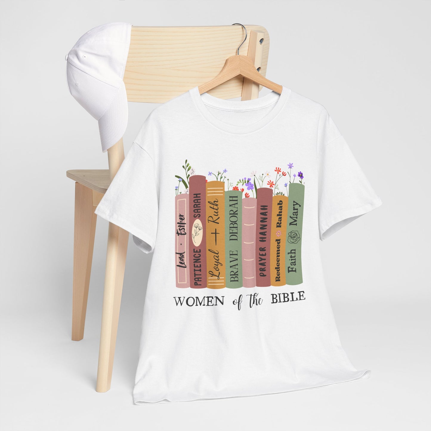 Women of the Bible Books Illustration Tee