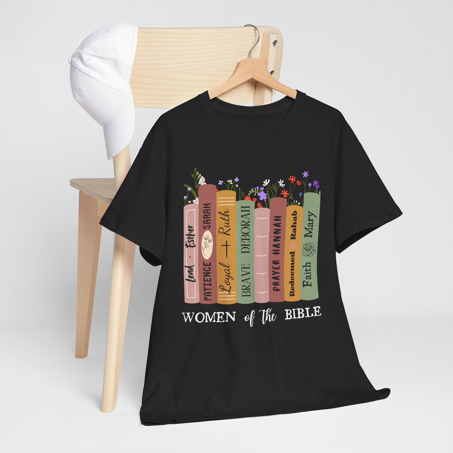Women of the Bible Books Illustration Tee