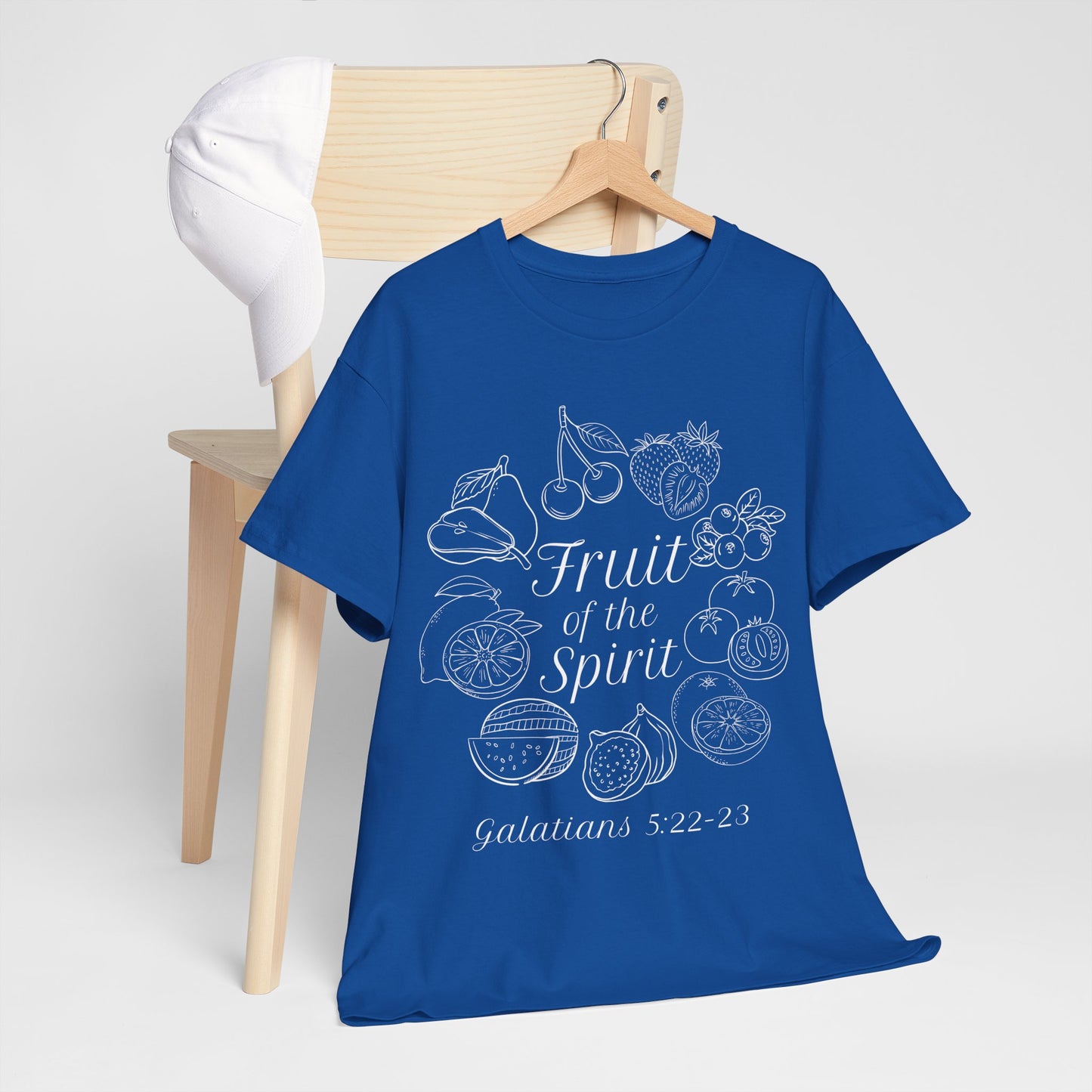 Fruit of the Spirit Cotton Tee | Bible Verse Christian T Shirt