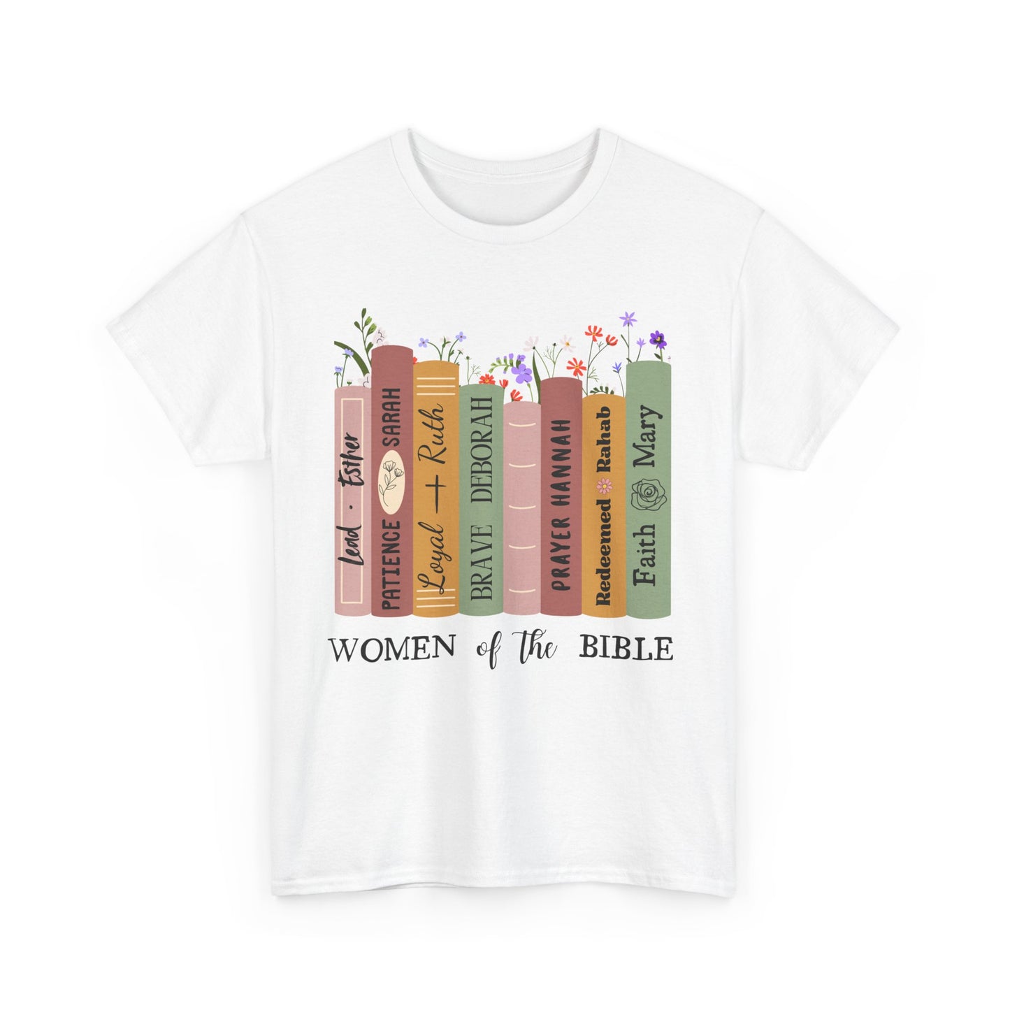 Women of the Bible Books Illustration Tee