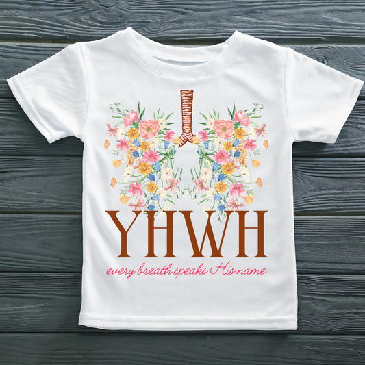 YHWH Floral Lungs Tee