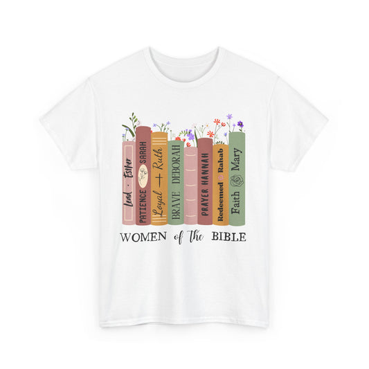 Women of the Bible Books Illustration Tee